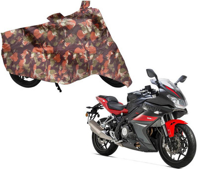 AUTO PEARL Two Wheeler Cover for DSK Benelli(GS, Green, Orange)