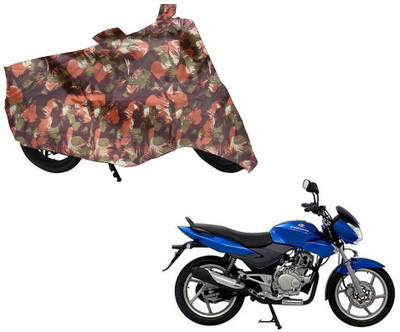 Auto Kite Two Wheeler Cover for Bajaj(Discover, Green, Orange)