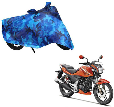 Auto Kite Waterproof Two Wheeler Cover for Hero(CBZ Extreme, Blue)