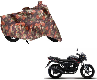 Auto Kite Two Wheeler Cover for Yamaha(SZ X, Green, Orange)