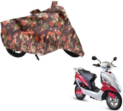 Auto Kite Two Wheeler Cover for Hero(Electric, Green, Orange)