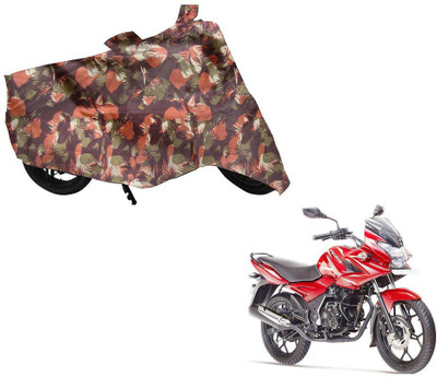 Auto Kite Two Wheeler Cover for Bajaj(Discover 150 f, Green, Orange)