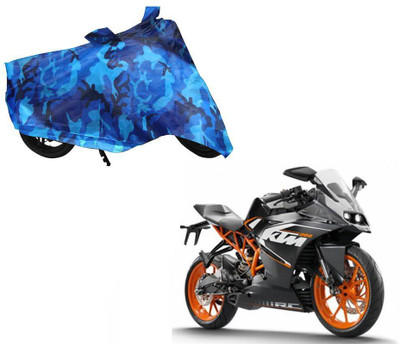 Auto Kite Waterproof Two Wheeler Cover for KTM(RC 390, Blue)