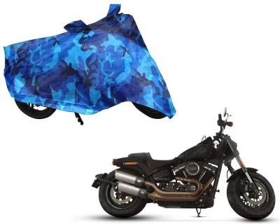 Auto Kite Waterproof Two Wheeler Cover for Harley Davidson(Diavel, Blue)