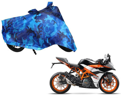 AUTO PEARL Two Wheeler Cover for KTM(RC 390, Blue)