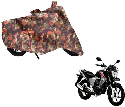 Auto Kite Two Wheeler Cover for Honda(Dazzler, Green, Orange)