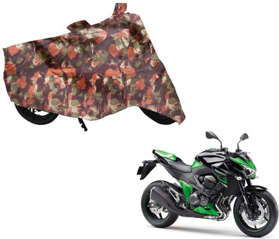 Auto Kite Two Wheeler Cover for Kawasaki(Z250, Green, Orange)