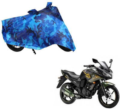 Auto Kite Waterproof Two Wheeler Cover for Yamaha(Fazer, Blue)