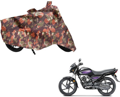 Auto Kite Two Wheeler Cover for Honda(Dream Neo, Green, Orange)
