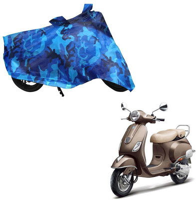 Auto Kite Waterproof Two Wheeler Cover for Piaggio(Piaggio Vespa, Blue)