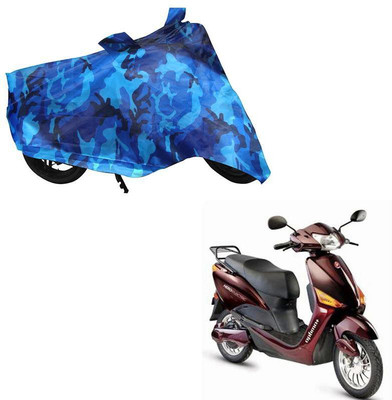 Auto Kite Waterproof Two Wheeler Cover for Hero(Electric Cruz, Blue)