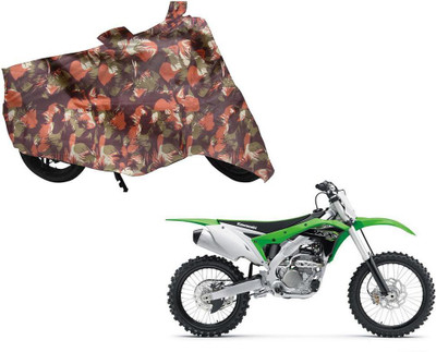Auto Kite Waterproof Two Wheeler Cover for Kawasaki(X1, Green, Orange)