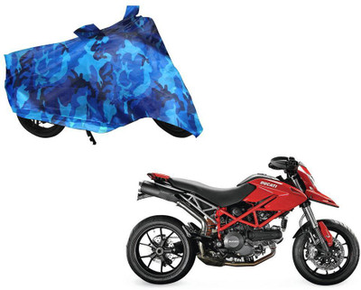 Auto Kite Waterproof Two Wheeler Cover for Ducati(Hypermotard, Blue)