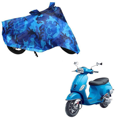 Auto Kite Waterproof Two Wheeler Cover for Piaggio(Vespa SXL, Blue)