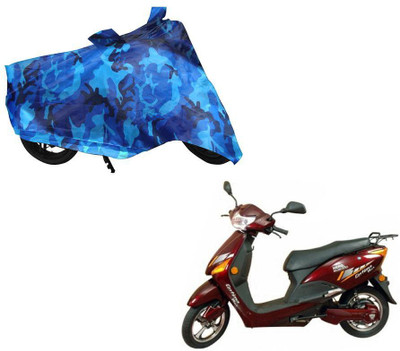 Auto Kite Waterproof Two Wheeler Cover for Hero(Electric Cruz, Blue)