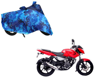 Auto Kite Waterproof Two Wheeler Cover for Bajaj(Pulsar 135 LS DTS-i, Blue)