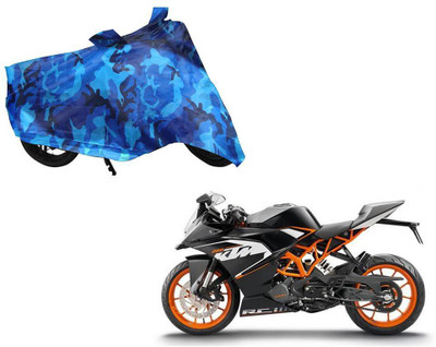 Auto Kite Waterproof Two Wheeler Cover for KTM(Duke 200, Blue)