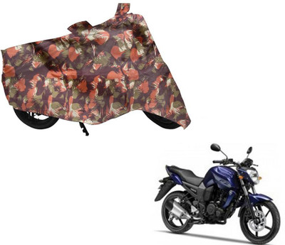 Auto Kite Two Wheeler Cover for Yamaha(FZ, Green, Orange)