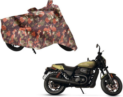 AUTO PEARL Two Wheeler Cover for Harley Davidson(Diavel, Green, Orange)