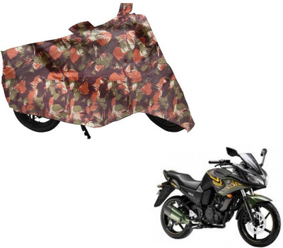Auto Kite Two Wheeler Cover for Yamaha(Fazer, Green, Orange)