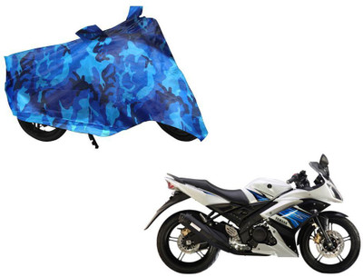 Auto Kite Waterproof Two Wheeler Cover for Yamaha(R15 s, Blue)