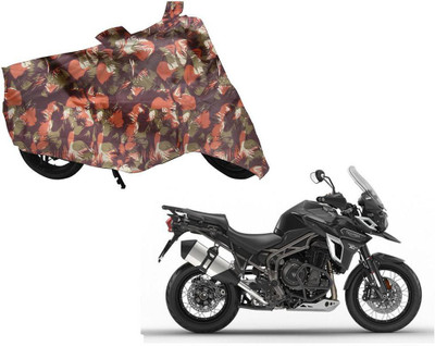 AUTO PEARL Two Wheeler Cover for Triumph(Trigger, Green, Orange)