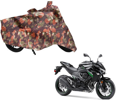 Auto Kite Two Wheeler Cover for Kawasaki(Z800, Green, Orange)