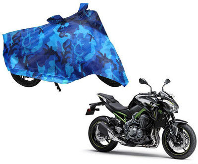 Auto Kite Waterproof Two Wheeler Cover for Kawasaki(Z250, Blue)
