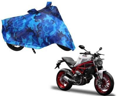 AUTO PEARL Two Wheeler Cover for Ducati(Monster 796 S2R, Blue)