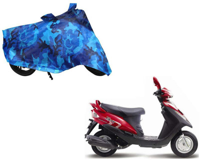 Auto Kite Waterproof Two Wheeler Cover for Mahindra(Flyte, Blue)