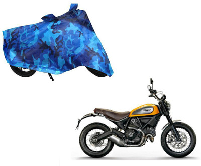 Auto Kite Waterproof Two Wheeler Cover for Ducati(Scrambler, Blue)