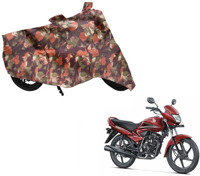 Auto Kite Two Wheeler Cover for Honda(Dream Yuga, Green, Orange)