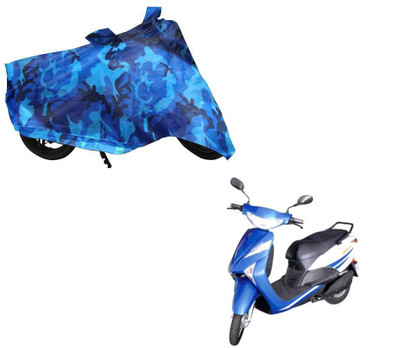 Auto Kite Waterproof Two Wheeler Cover for Indus(Yo Xplor, Blue)