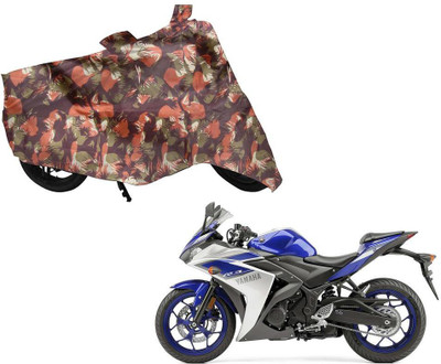 Auto Kite Two Wheeler Cover for Yamaha(YZF, Green, Orange)