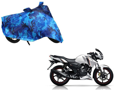 Auto Kite Waterproof Two Wheeler Cover for TVS(Apache RTR 160, Blue)