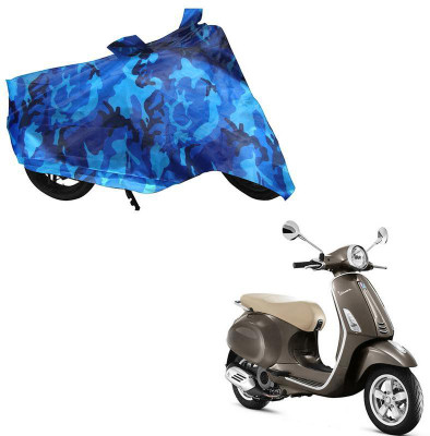 Auto Kite Waterproof Two Wheeler Cover for Piaggio(Vespa VXL, Blue)