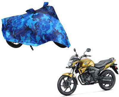 Auto Kite Waterproof Two Wheeler Cover for Honda(CB Trigger, Blue)