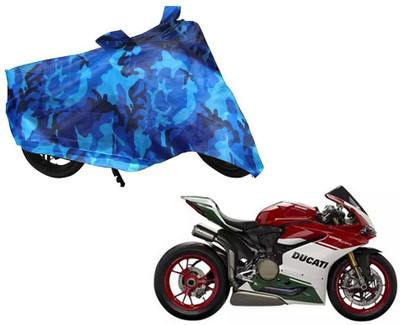 Auto Kite Waterproof Two Wheeler Cover for Ducati(Pantero, Blue)