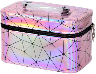 Quick Shel VANITY BOX FOR COSMETICS, MAKEUP & JEWELLERY MAKEUP , COSMETICS & JEWELLEY Vanity Box(Pink)