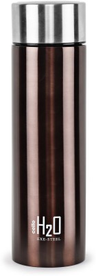 cello Stainless Steel H2O Bottle, 1000 ml, Brown 1000 ml Flask(Pack of 1, Brown, Steel)