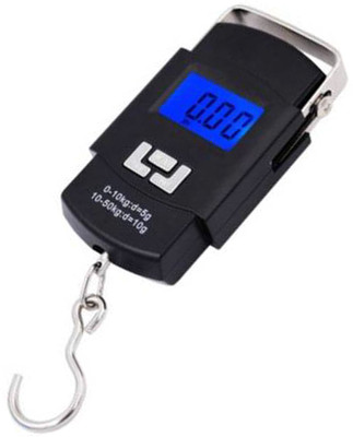 GORICH 50Kg Portable Luggage Hanging Weight Machine Digital Weighing Scale(Included AAA Batteries) WS-11 Weighing Scale(Multicolor)