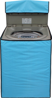 Glassiano Top Loading Washing Machine  Cover(Width: 58.42 cm, Sky Blue)