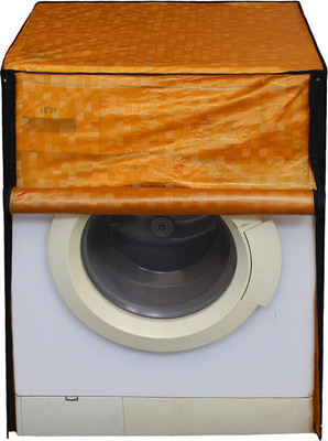 Glassiano Front Loading Washing Machine  Cover(Width: 66.04 cm, Gold)