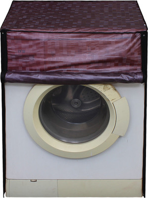 LITHARA Front Loading Washing Machine  Cover(Width: 60.96 cm, Coffee)
