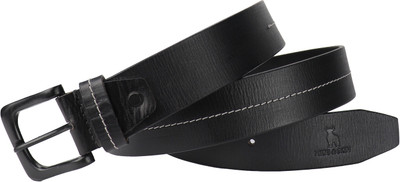 HIDE & SKIN Men Casual Black Genuine Leather Belt