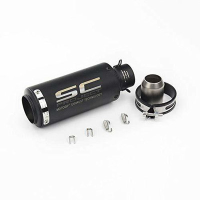 acube mart Universal For Bike Universal For Bike Slip-on Exhaust System(Stainless Steel)