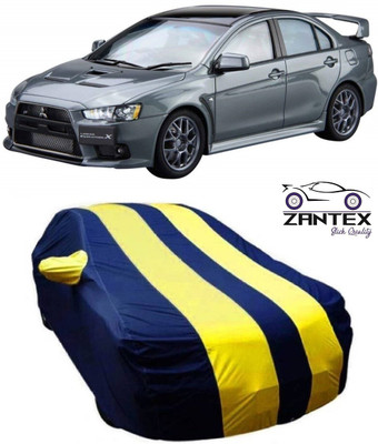 ZANTEX Car Cover For Mitsubishi Lancer Evolution (With Mirror Pockets)(Blue, Yellow)