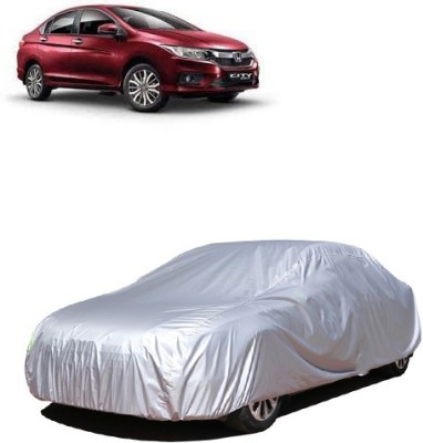 Kuchipudi Car Cover For Honda City i-Vtec (Without Mirror Pockets)(Silver, For 2005, 2006, 2007, 2008, 2009, 2010, 2011, 2012, 2013, 2014, 2015, 2016, 2017, 2018, 2019, NA Models)