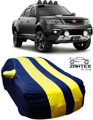 ZANTEX Car Cover For Tata Xenon XT (With Mirror Pockets)(Blue, Yellow)