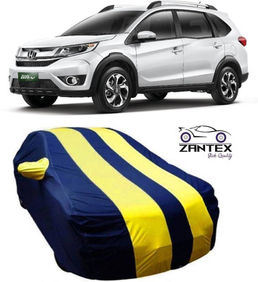 ZANTEX Car Cover For Honda BRV (With Mirror Pockets)(Blue, Yellow)